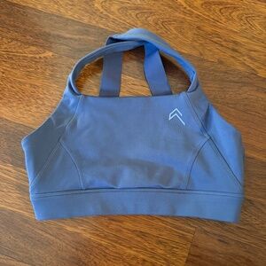 Oner Active Timeless Wide Strap Sports Bra Slate Blue Size Small